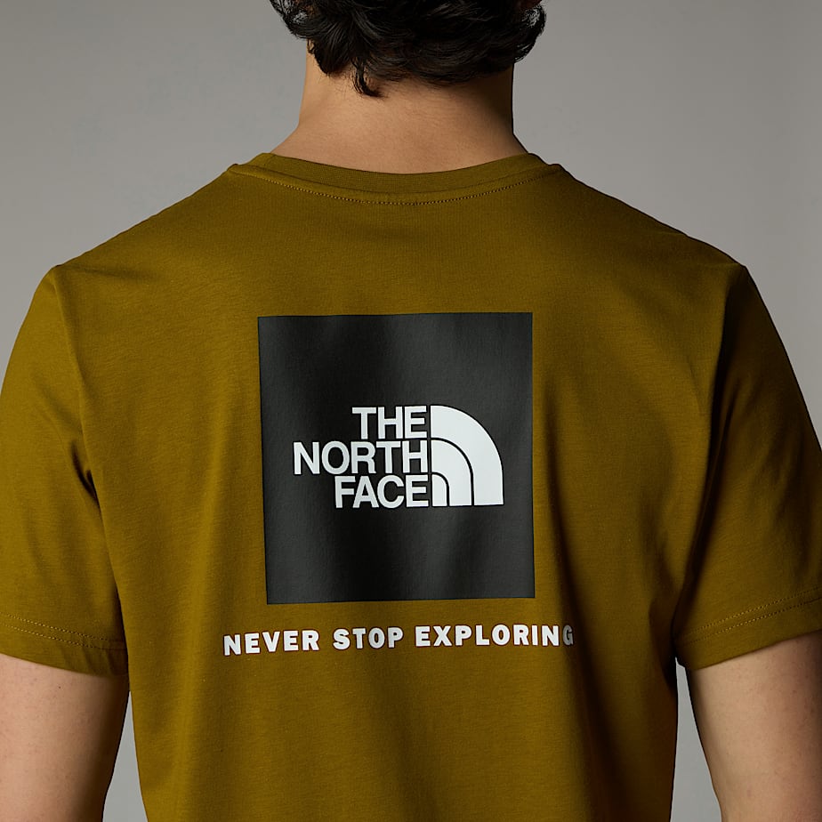 Camiseta The North Face Redbox Hombre Verdes | NF0A24E4R