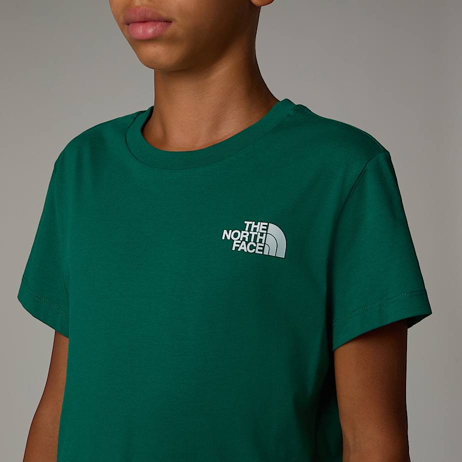 Camiseta The North Face Redbox Niños Verdes | NF0A78I1J