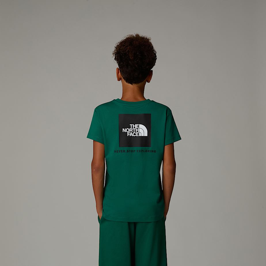 Camiseta The North Face Redbox Niños Verdes | NF0A78I1J