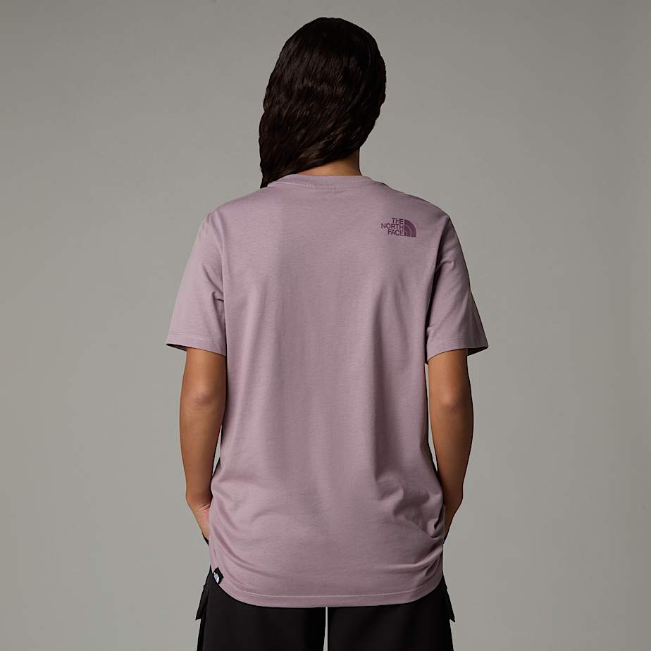 Camiseta The North Face Relaxed Easy Mujer Morados | NF0A86B4D