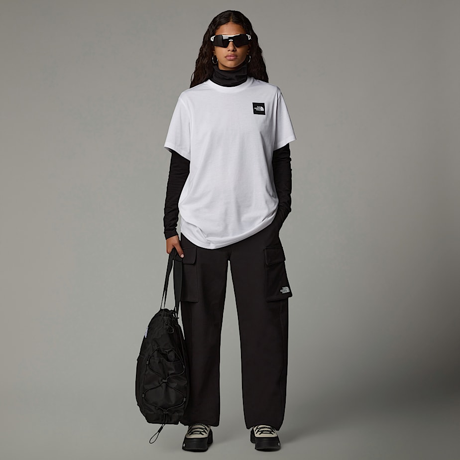 Camiseta The North Face Relaxed Fine Mujer Blancos | NF0A28X4J