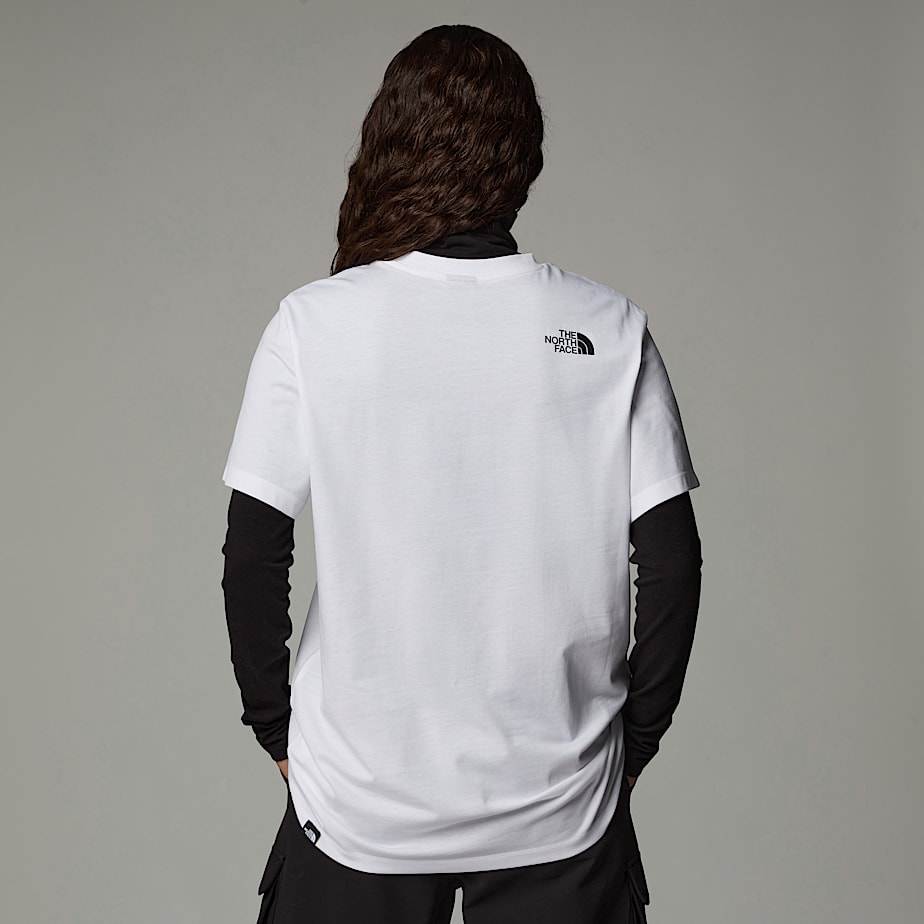 Camiseta The North Face Relaxed Fine Mujer Blancos | NF0A28X4J