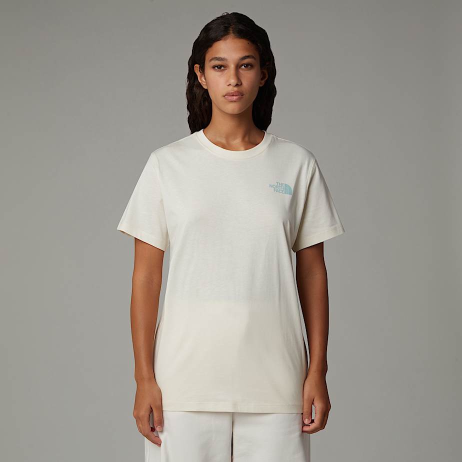 Camiseta The North Face Relaxed Redbox Graphic Mujer Blancos | NF0A88K4Z