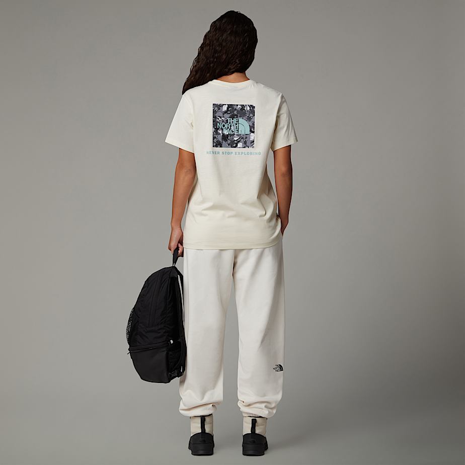 Camiseta The North Face Relaxed Redbox Graphic Mujer Blancos | NF0A88K4Z