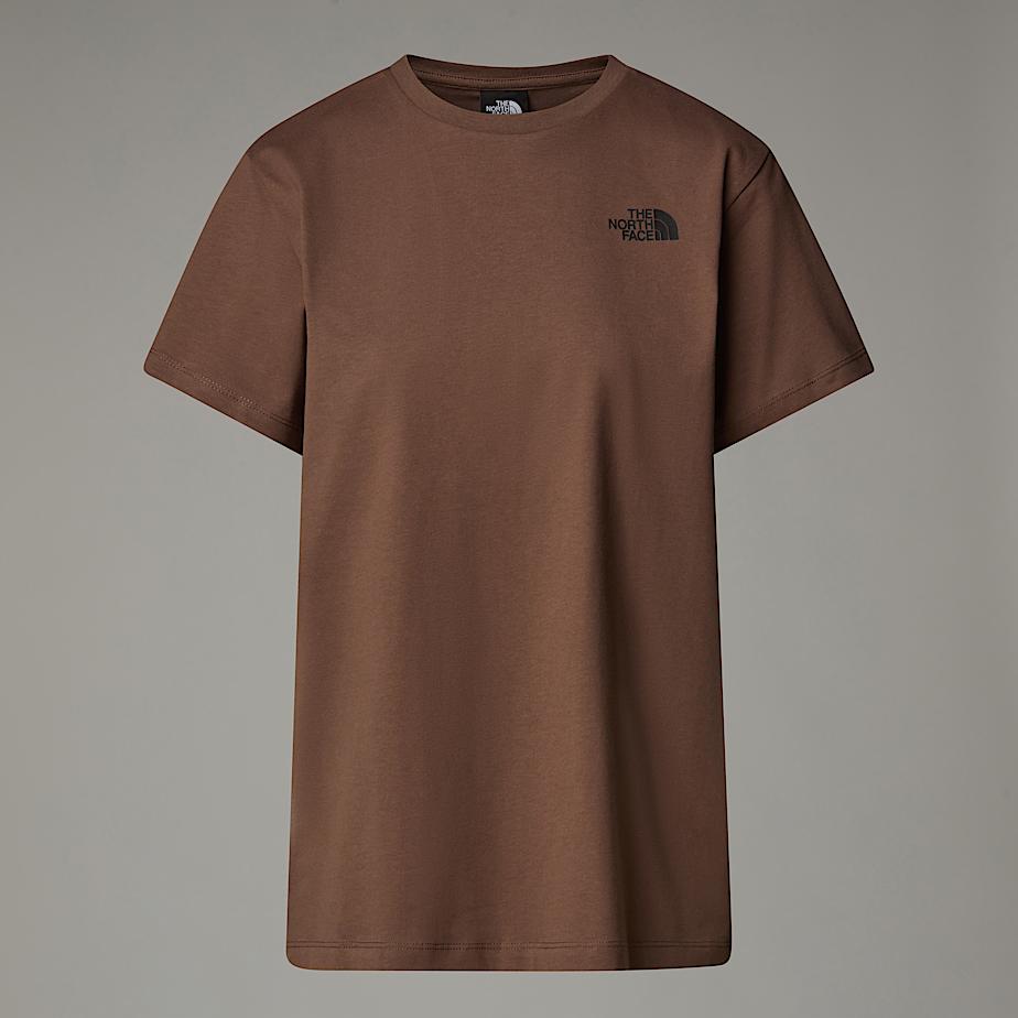 Camiseta The North Face Relaxed Redbox Mujer Marrom | NF0A40F1H