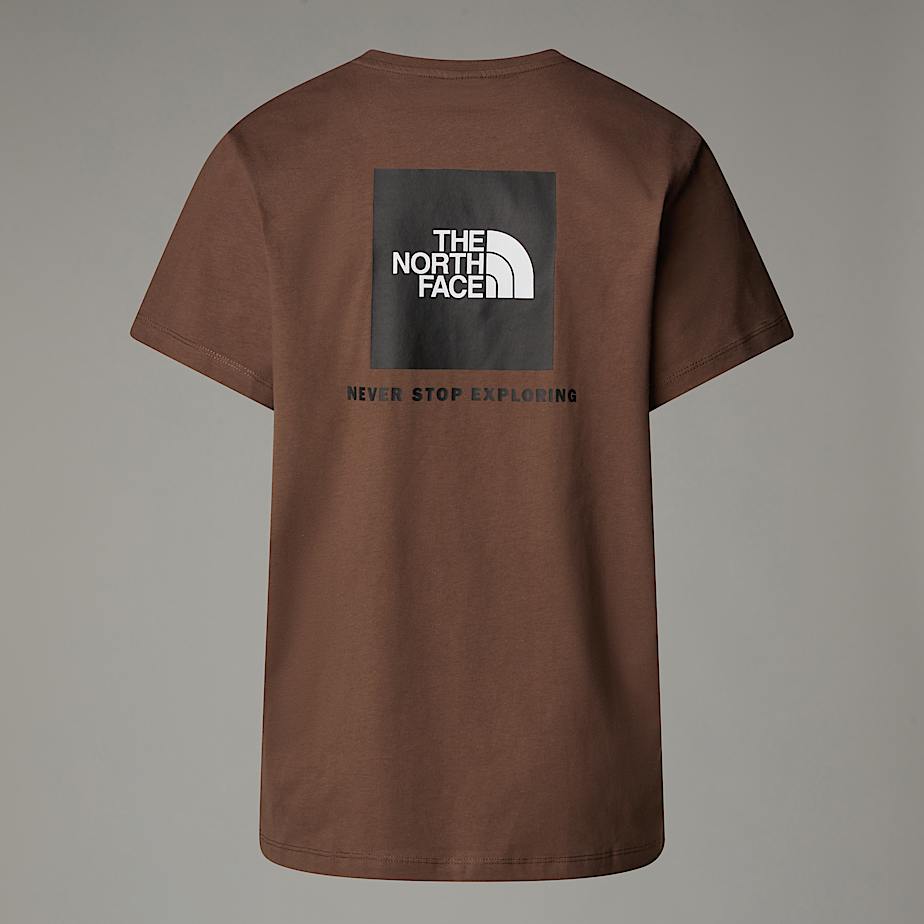Camiseta The North Face Relaxed Redbox Mujer Marrom | NF0A40F1H