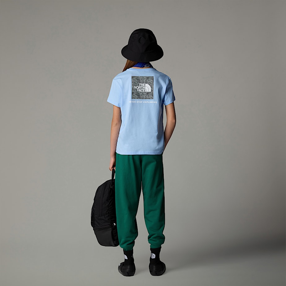 Camiseta The North Face Relaxed Redbox Niños Azules | NF0A29L9B