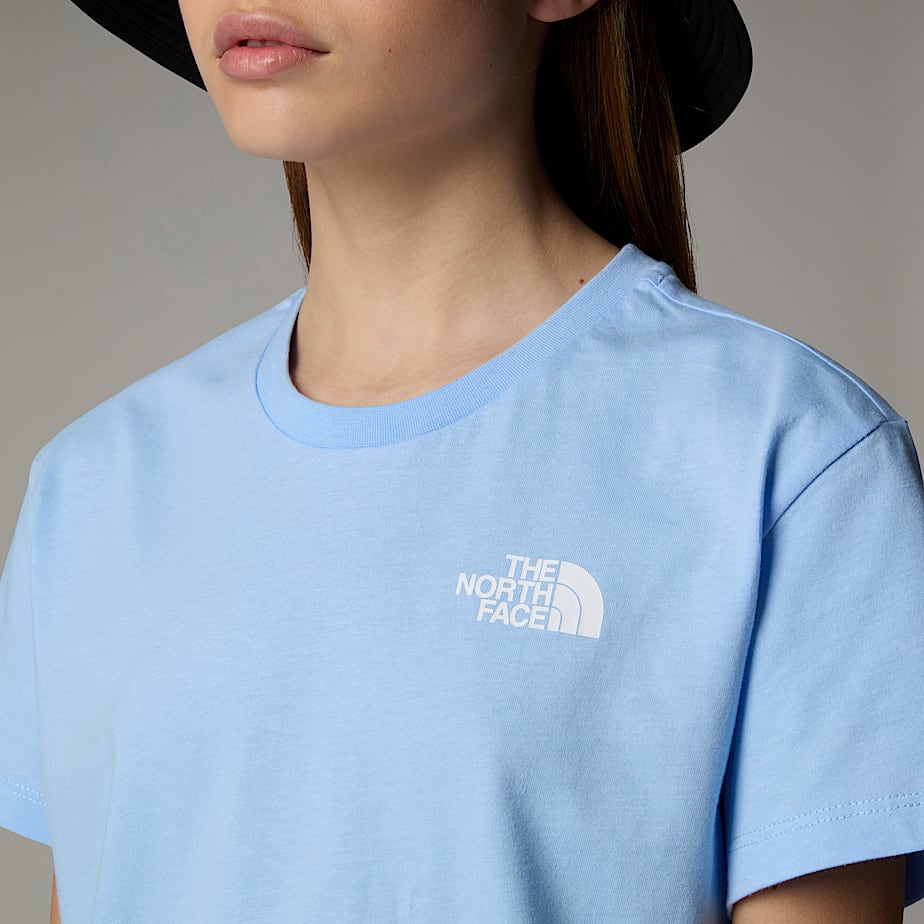 Camiseta The North Face Relaxed Redbox Niños Azules | NF0A29L9B