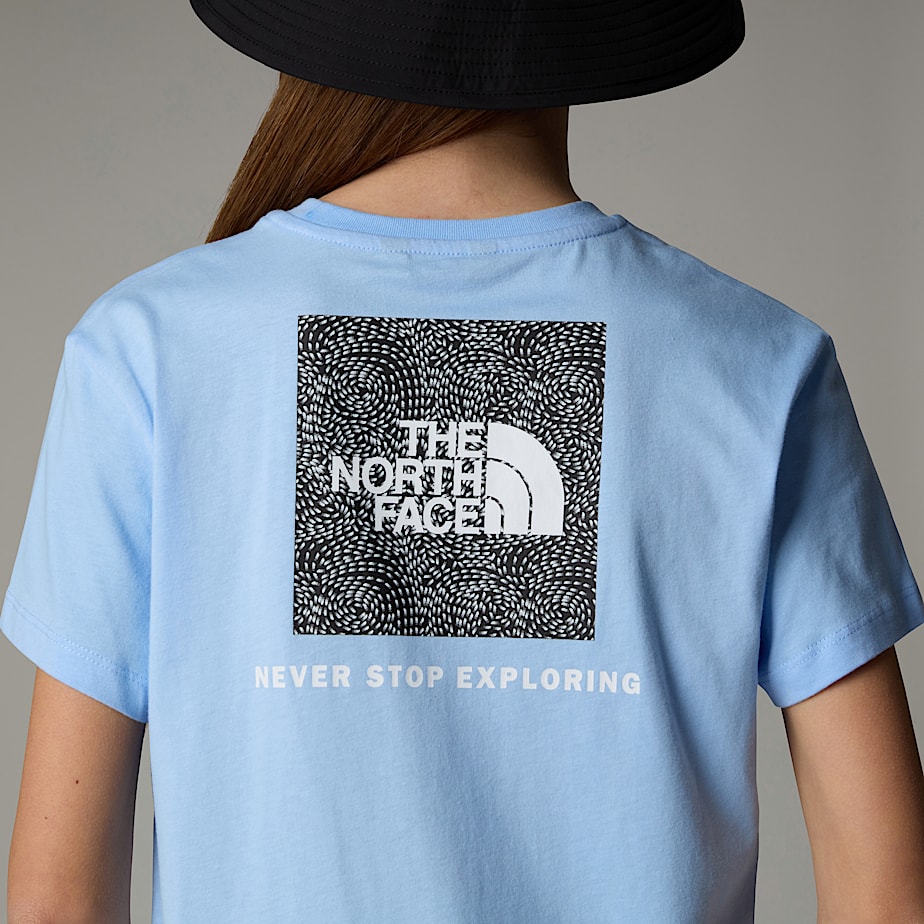 Camiseta The North Face Relaxed Redbox Niños Azules | NF0A29L9B