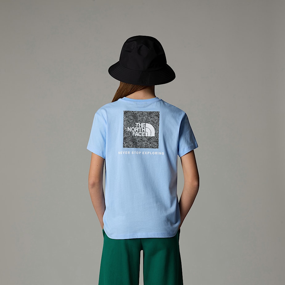 Camiseta The North Face Relaxed Redbox Niños Azules | NF0A29L9B