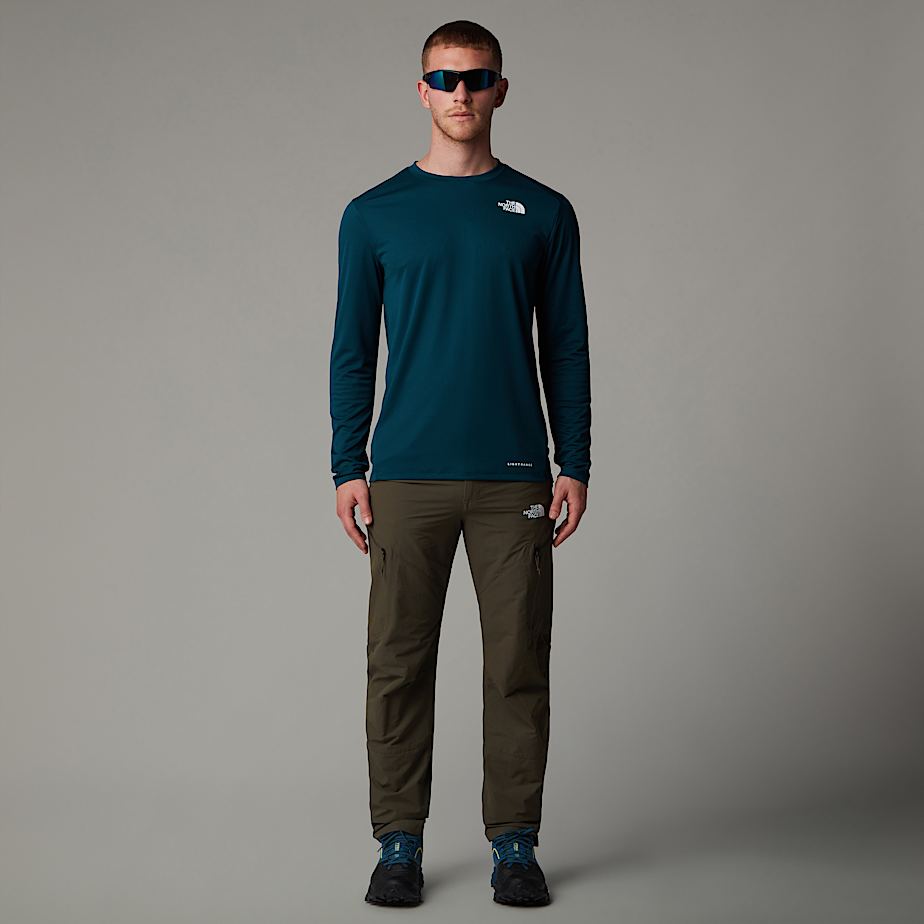 Camiseta The North Face Shadow Long-Sleeve Hombre Azul Marino | NF0A15Q7B
