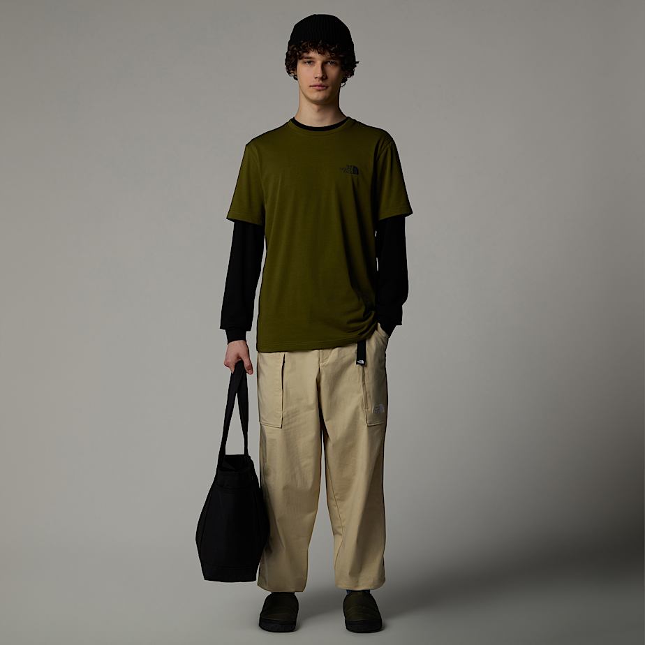 Camiseta The North Face Simple Dome Hombre Verdes | NF0A53T3C