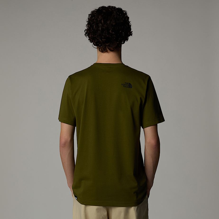 Camiseta The North Face Simple Dome Hombre Verdes | NF0A53T3C