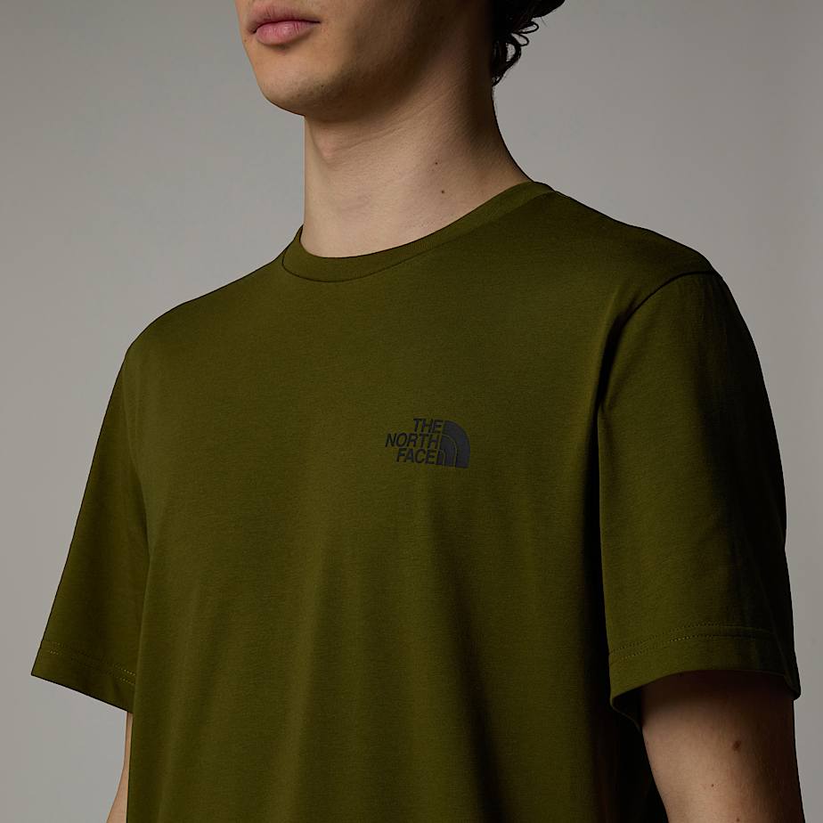 Camiseta The North Face Simple Dome Hombre Verdes | NF0A53T3C