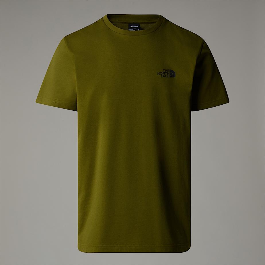 Camiseta The North Face Simple Dome Hombre Verdes | NF0A53T3C