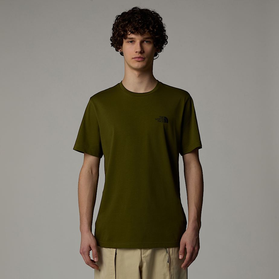 Camiseta The North Face Simple Dome Hombre Verdes | NF0A53T3C