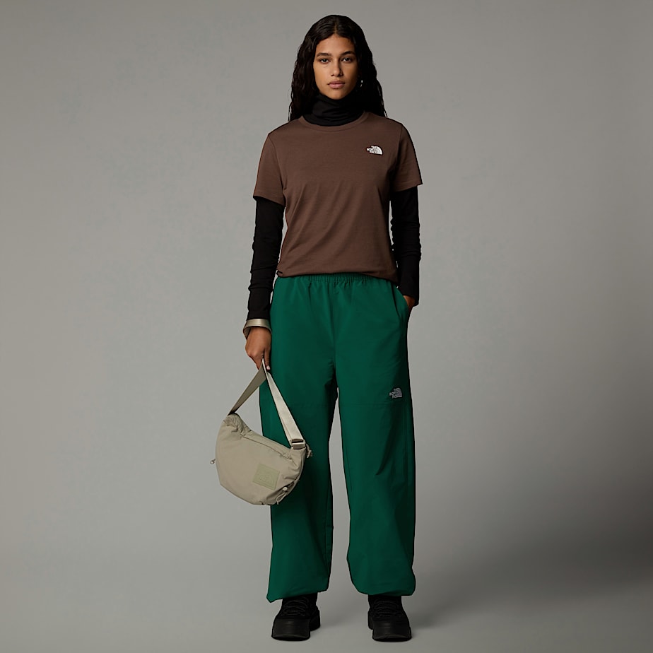 Camiseta The North Face Simple Dome Mujer Marrom | NF0A63D9J