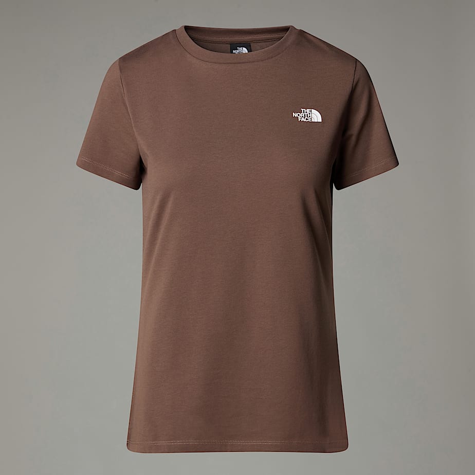 Camiseta The North Face Simple Dome Mujer Marrom | NF0A63D9J