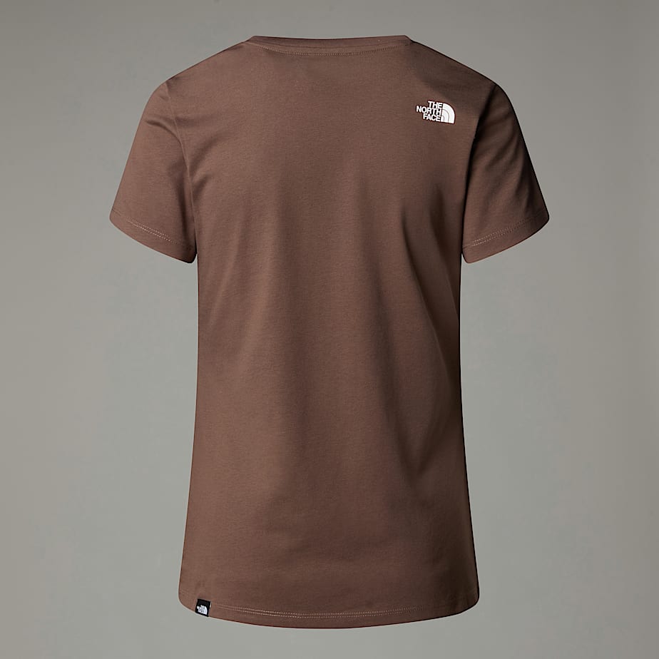 Camiseta The North Face Simple Dome Mujer Marrom | NF0A63D9J