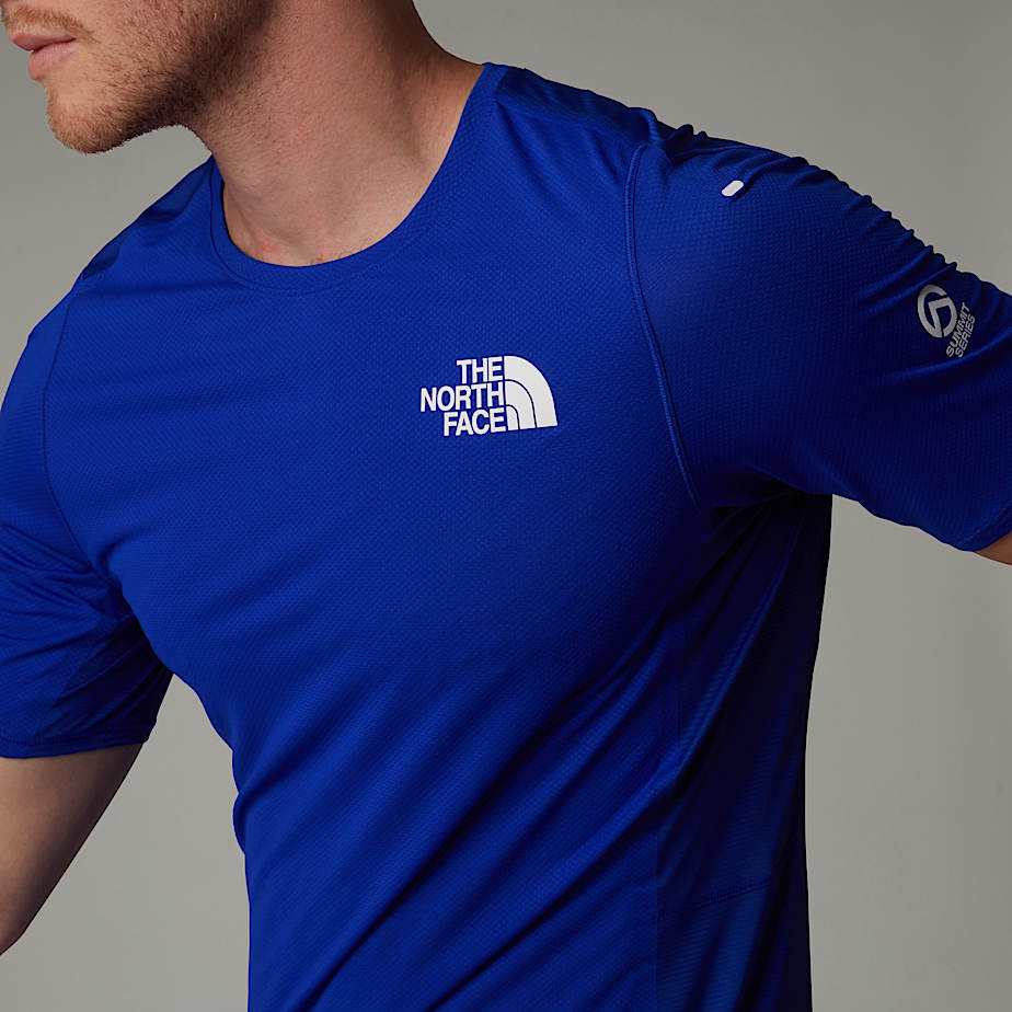 Camiseta The North Face Summit High Trail Run Hombre Azules | NF0A53T4X