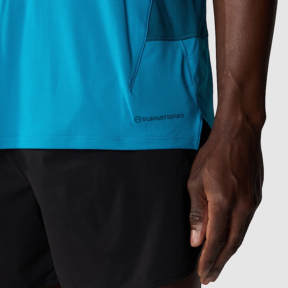 Camiseta The North Face Summit High Trail Run Hombre Azules | NF0A41S8T