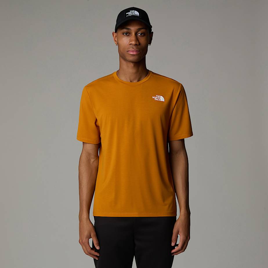 Camiseta The North Face Topographic Foundation Hombre Naranjas | NF0A47L8U