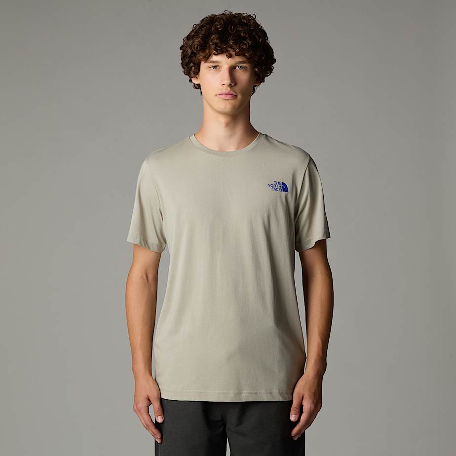 Camiseta The North Face Topographic Hombre Grises | NF0A70N9F