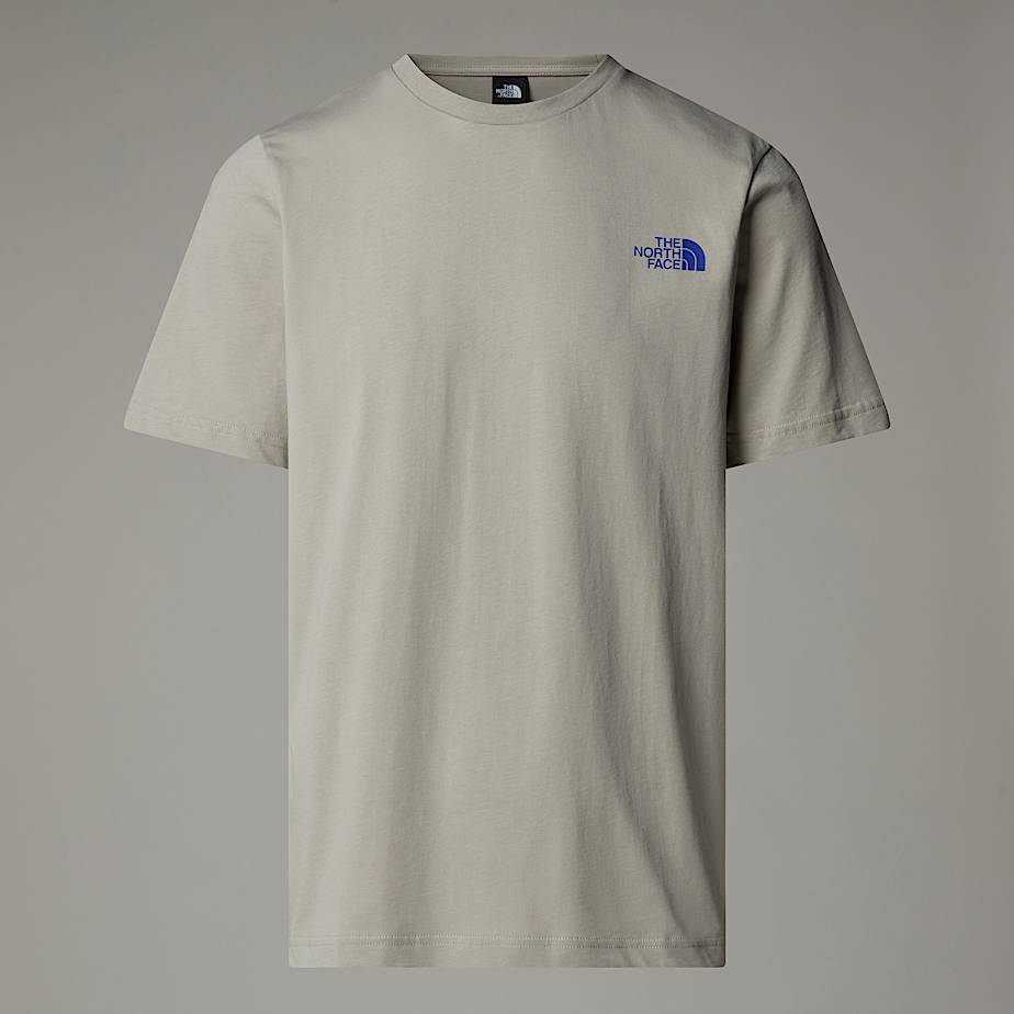 Camiseta The North Face Topographic Hombre Grises | NF0A70N9F