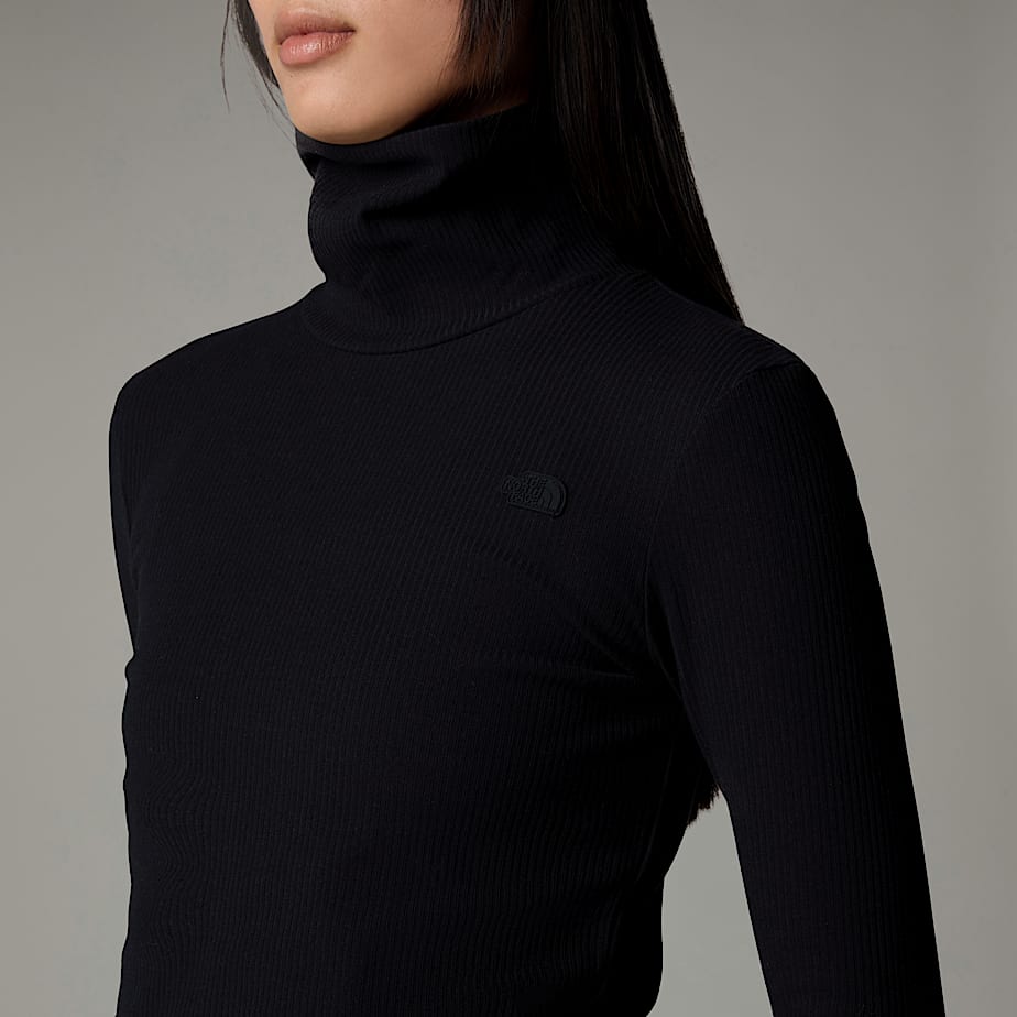 Camiseta The North Face Turtleneck Long-Sleeve Mujer Negros | NF0A50X3I