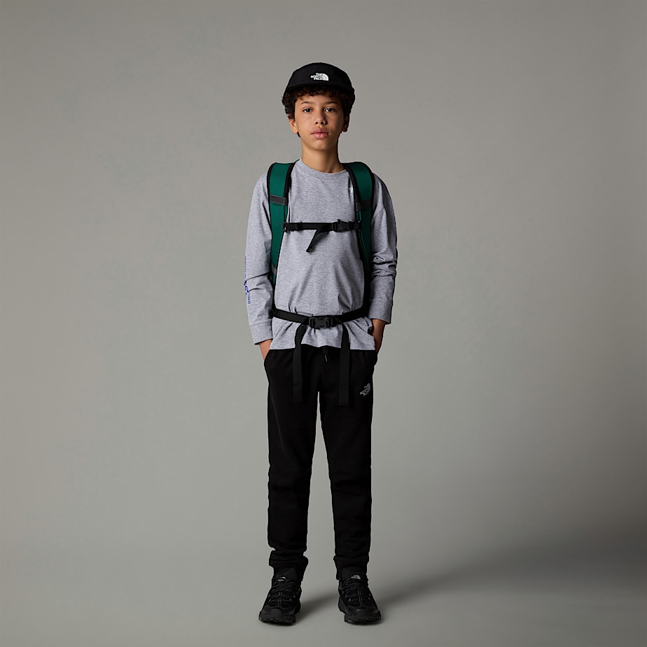 Camiseta The North Face Varsity Graphic Oversized Long-Sleeve Niños Grises | NF0A09O5H