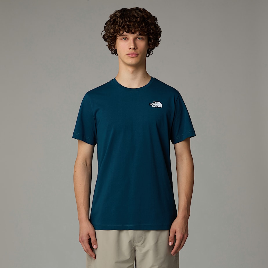 Camiseta The North Face Vertical Hombre Azul Marino | NF0A15U4T