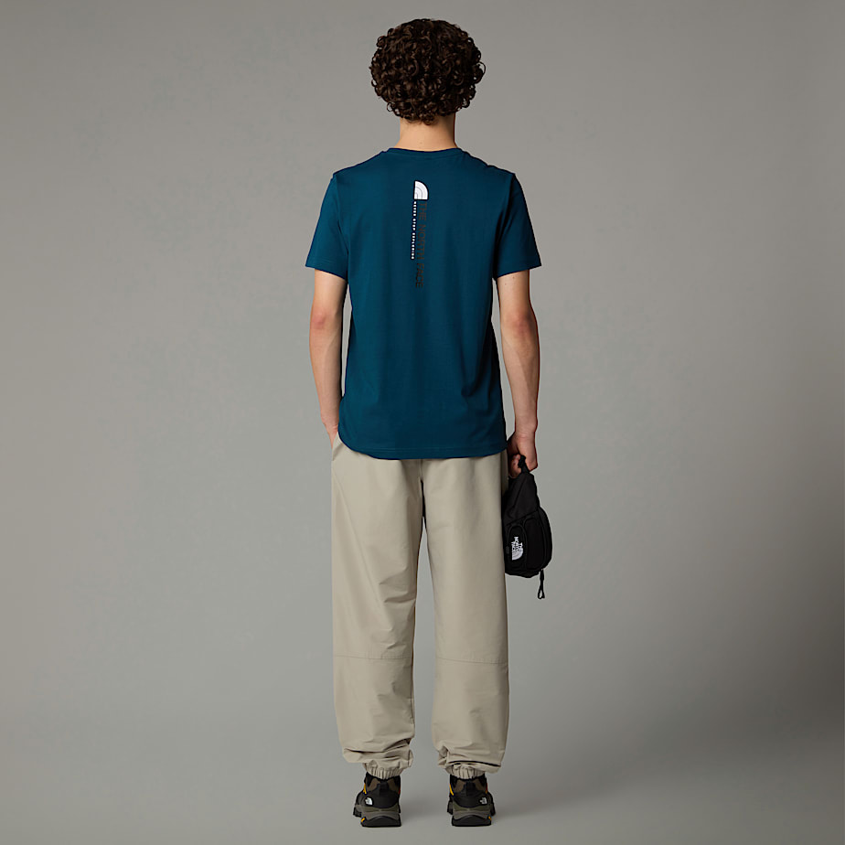 Camiseta The North Face Vertical Hombre Azul Marino | NF0A15U4T