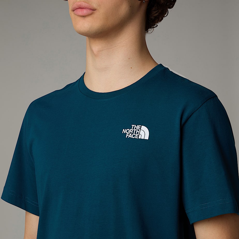 Camiseta The North Face Vertical Hombre Azul Marino | NF0A15U4T
