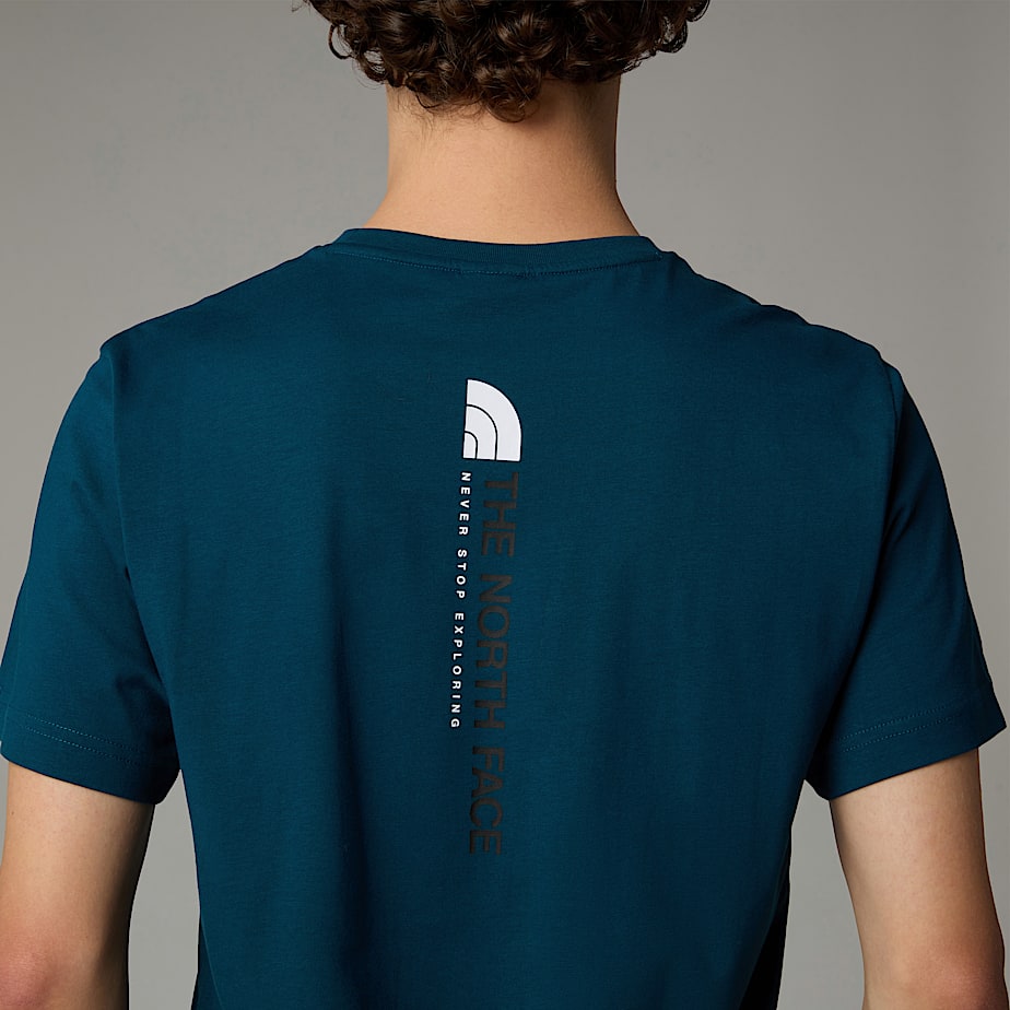 Camiseta The North Face Vertical Hombre Azul Marino | NF0A15U4T