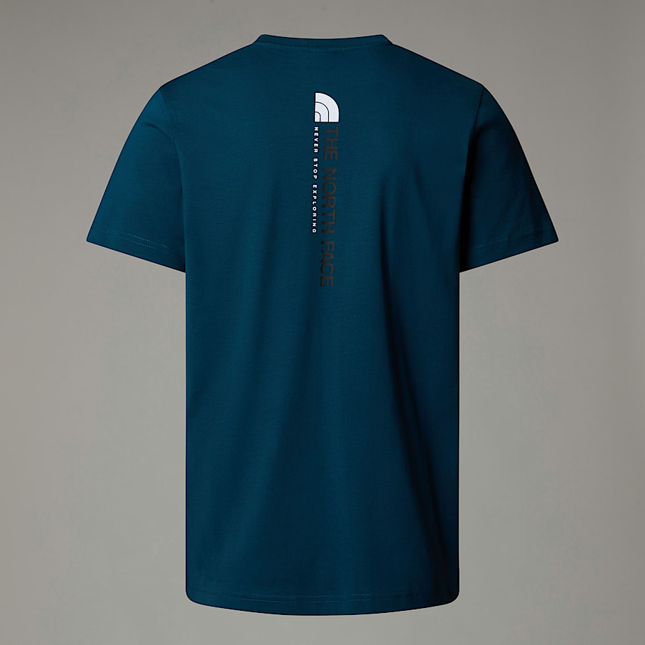 Camiseta The North Face Vertical Hombre Azul Marino | NF0A15U4T