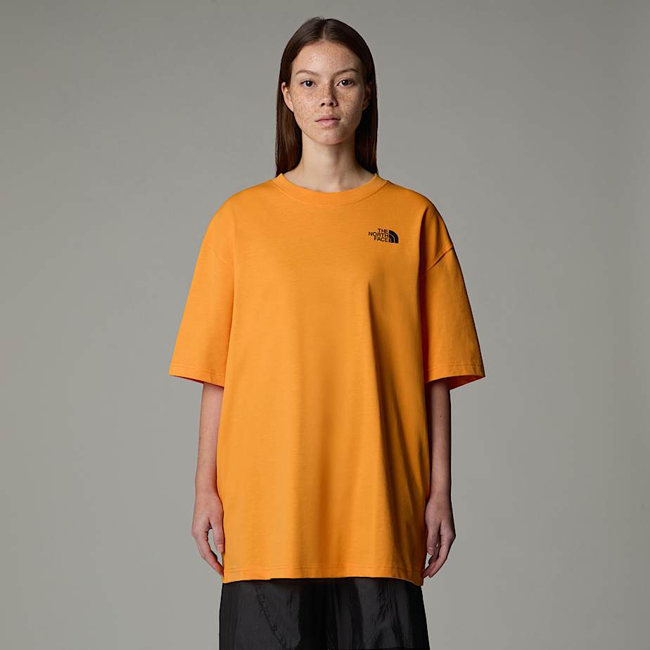 Camiseta The North Face X Yinka Ilori Box Graphic Mujer Albaricoque | NF0A18D3L