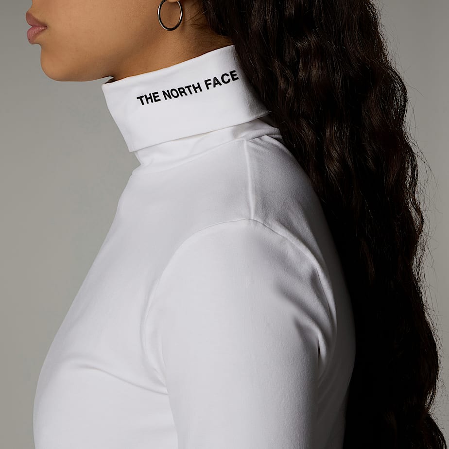 Camiseta The North Face Zumu Long-Sleeve Slim Mujer Blancos | NF0A89H9R