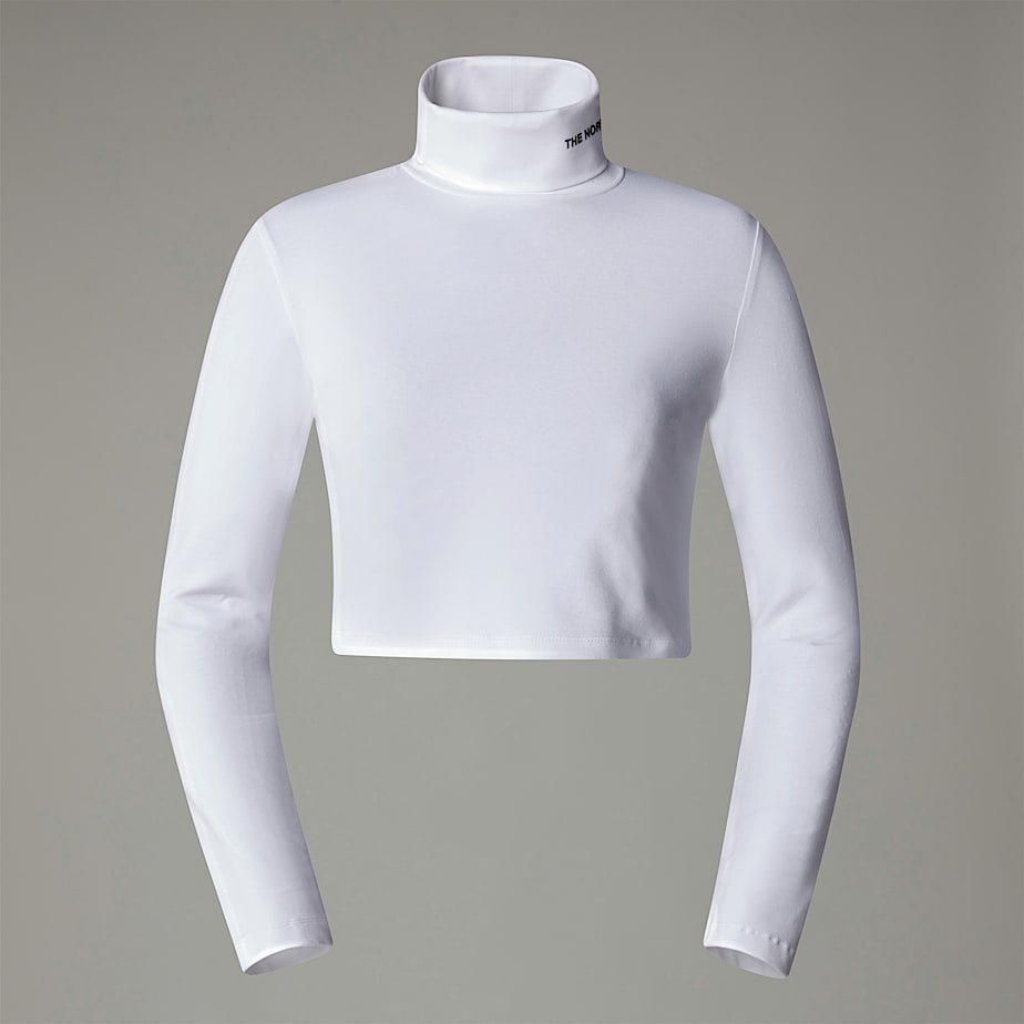 Camiseta The North Face Zumu Long-Sleeve Slim Mujer Blancos | NF0A89H9R