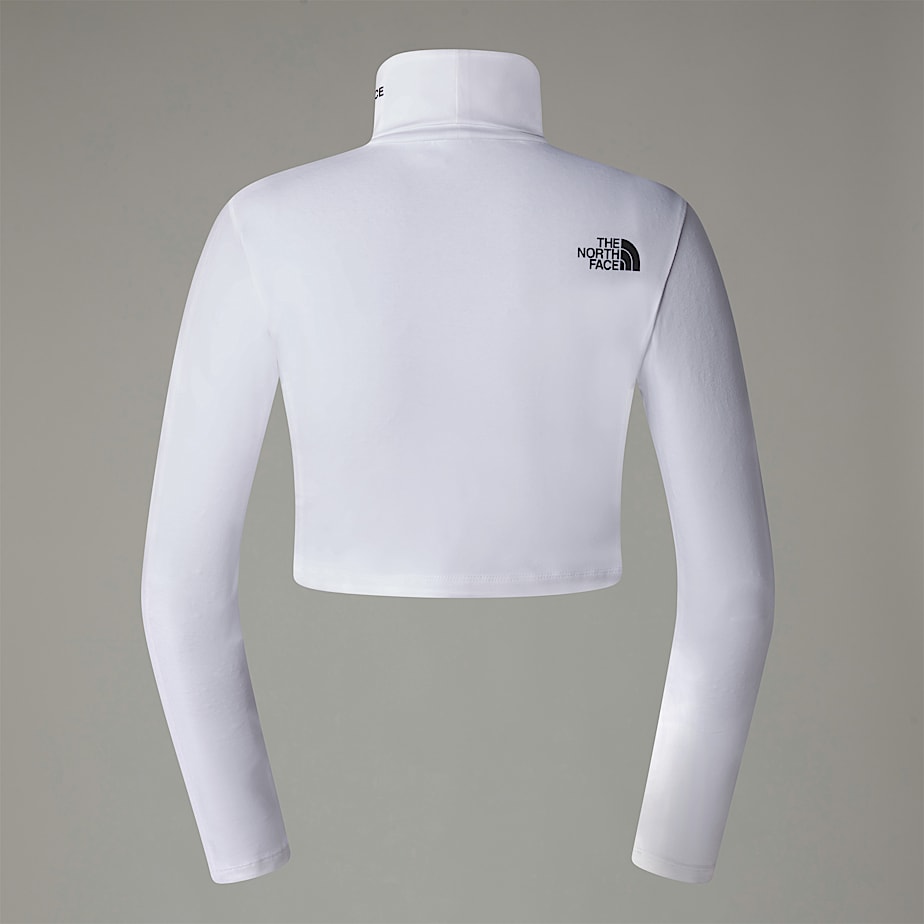 Camiseta The North Face Zumu Long-Sleeve Slim Mujer Blancos | NF0A89H9R