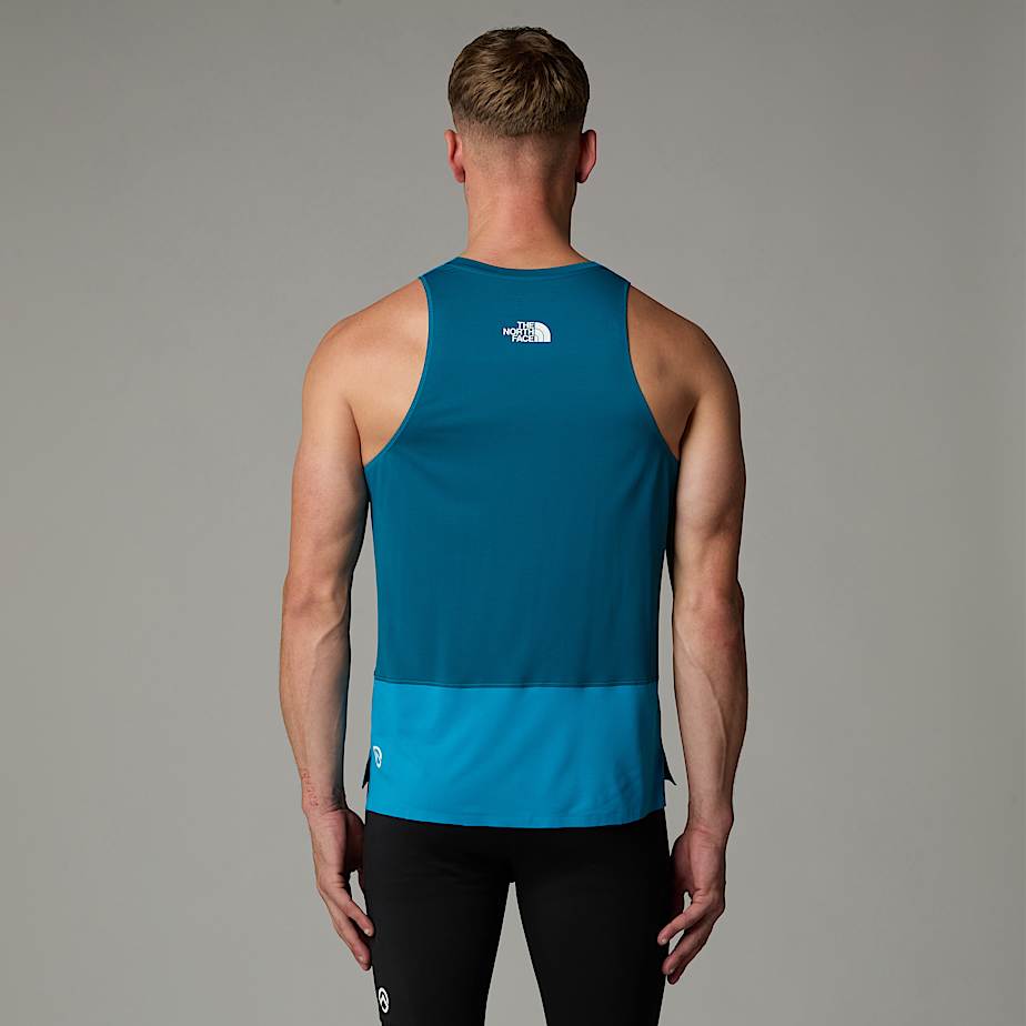 Camiseta sin Manga The North Face Summit High Trail Run Hombre Azules | NF0A76L1Z
