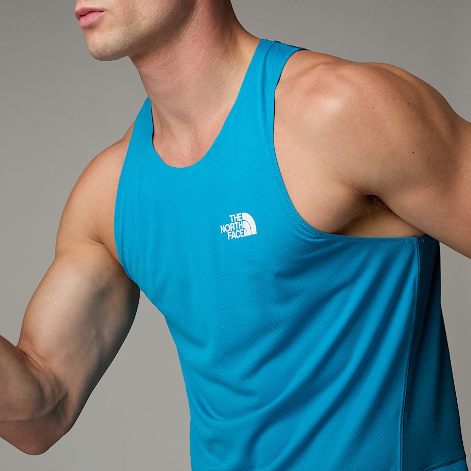 Camiseta sin Manga The North Face Summit High Trail Run Hombre Azules | NF0A76L1Z