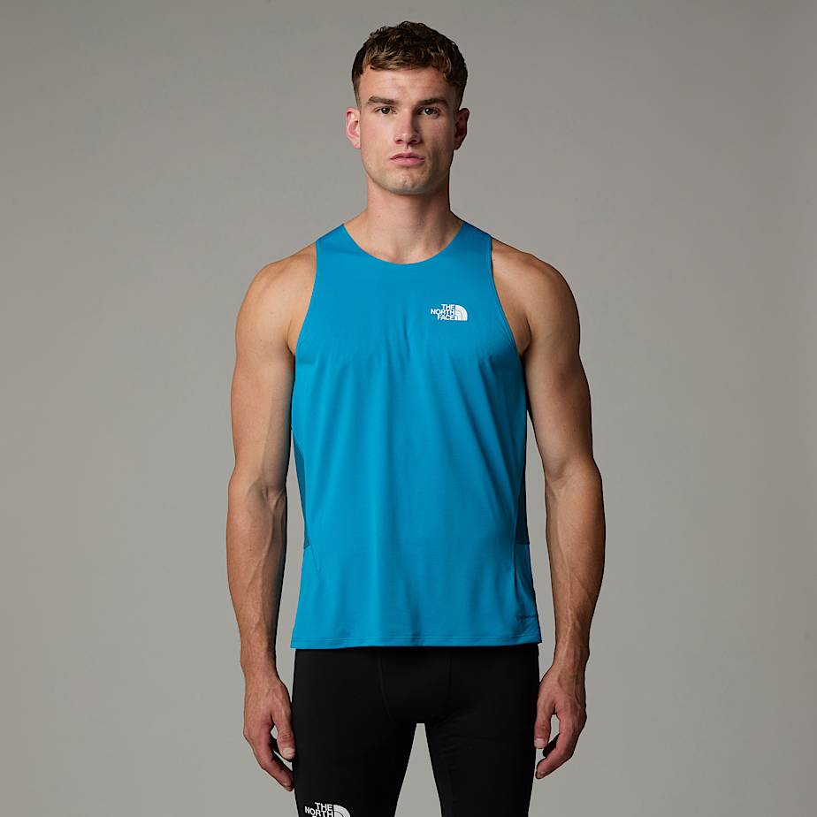 Camiseta sin Manga The North Face Summit High Trail Run Hombre Azules | NF0A76L1Z