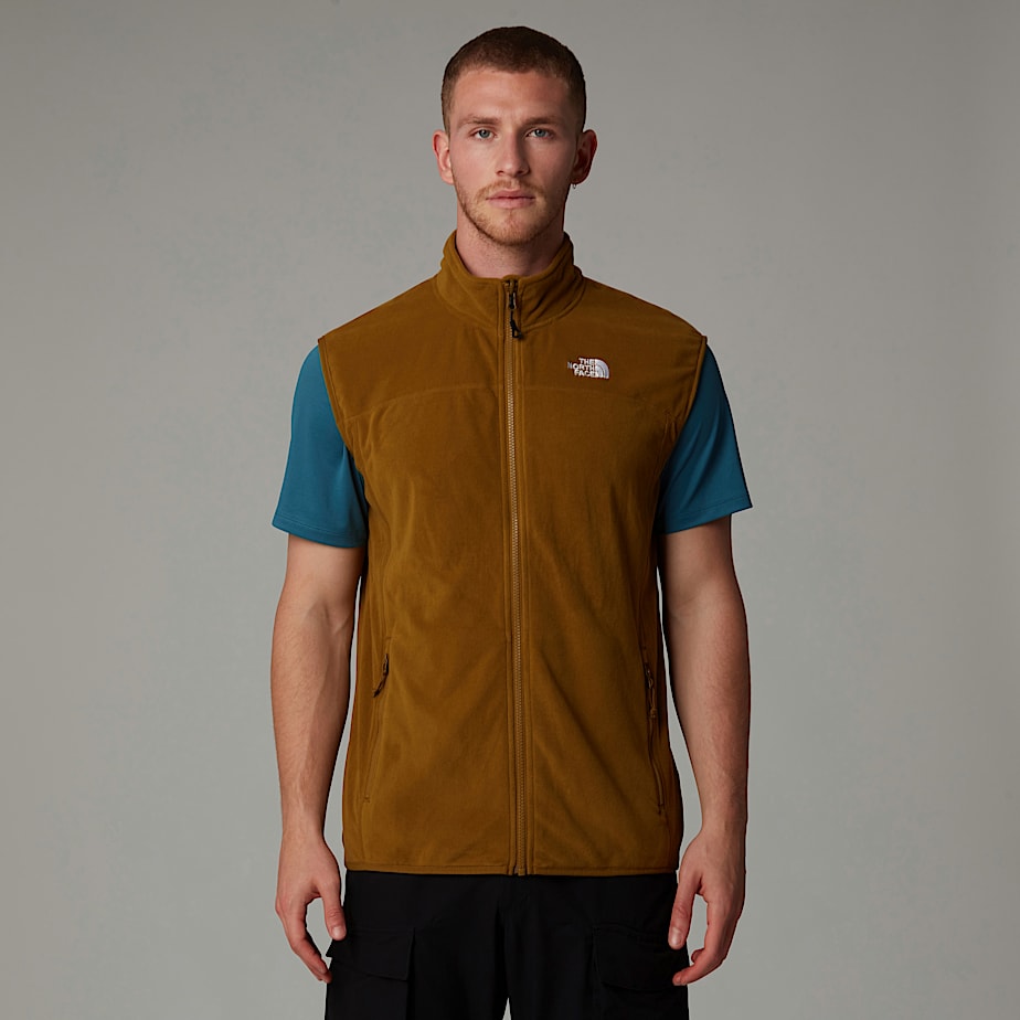 Chaleco The North Face 100 Glacier Hombre Marrom | NF0A49X5H