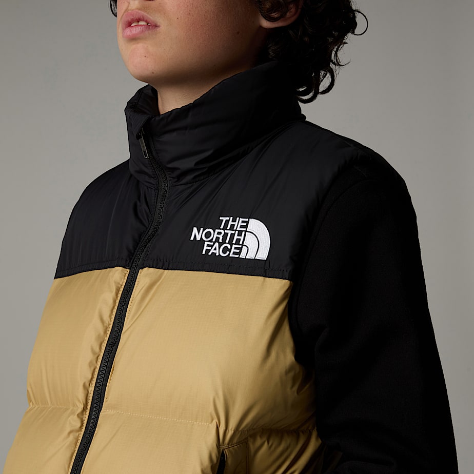 Chaleco The North Face 1996 Retro Nuptse Niños Kaki | NF0A07Q6P