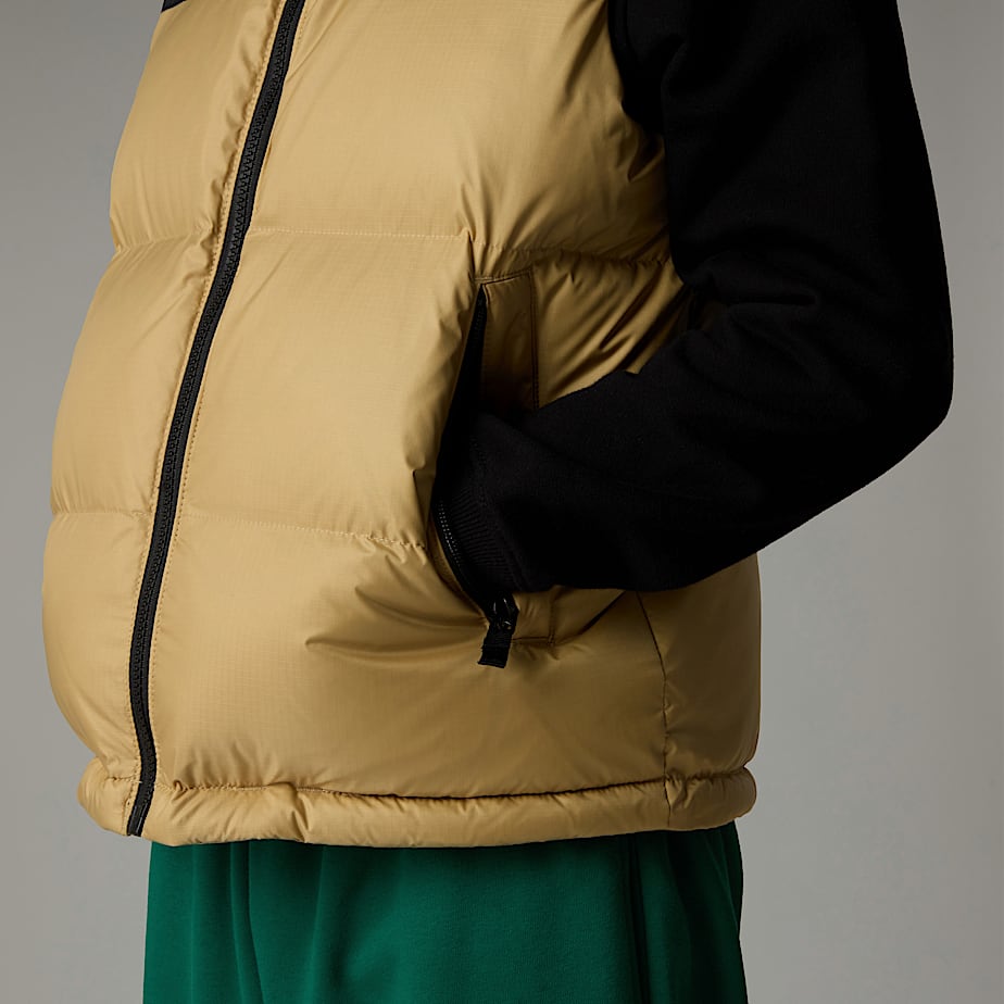 Chaleco The North Face 1996 Retro Nuptse Niños Kaki | NF0A07Q6P