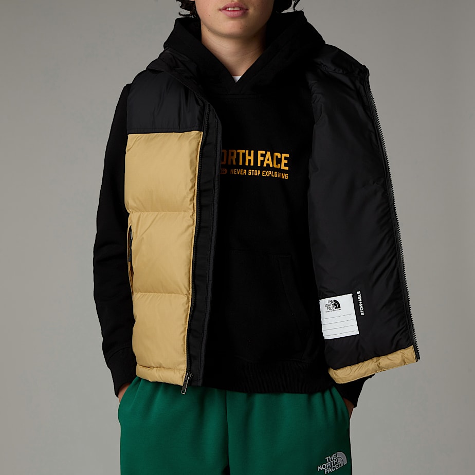 Chaleco The North Face 1996 Retro Nuptse Niños Kaki | NF0A07Q6P