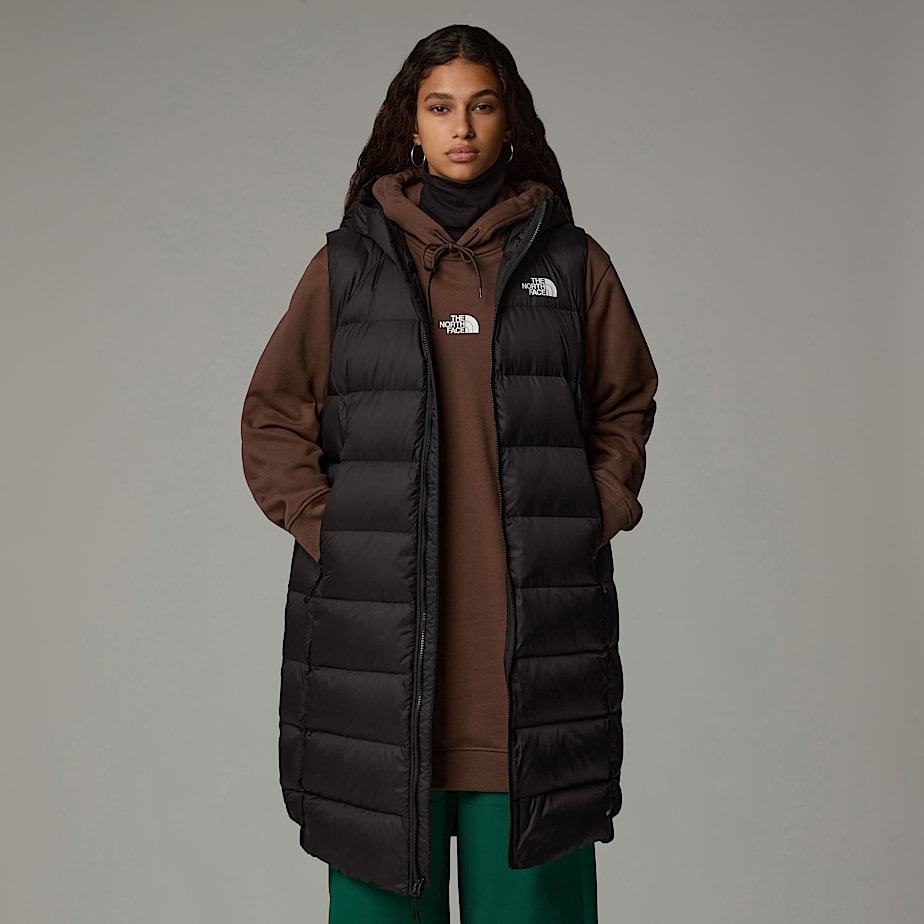 Chaleco de Plumas The North Face Hyalite Long Mujer Negros | NF0A30I3R