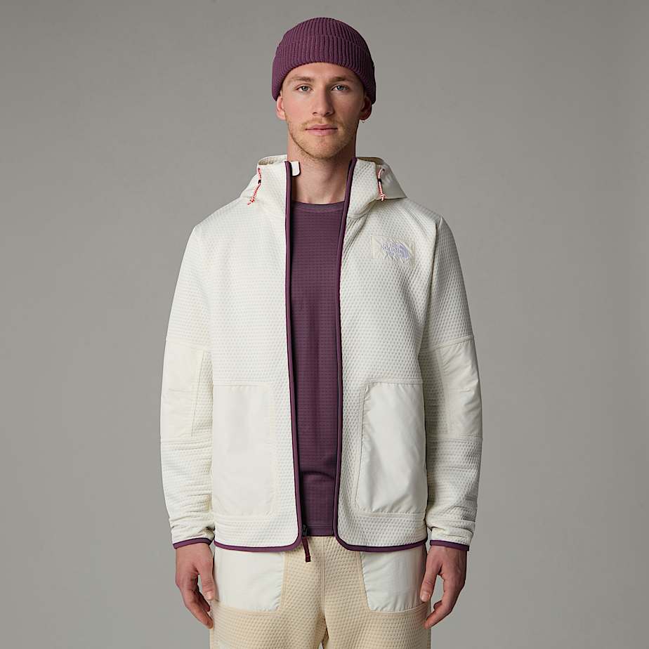 Chamarras The North Face A68-a DotKnit Thermal Hooded Hombre Blancos | NF0A39A0Z