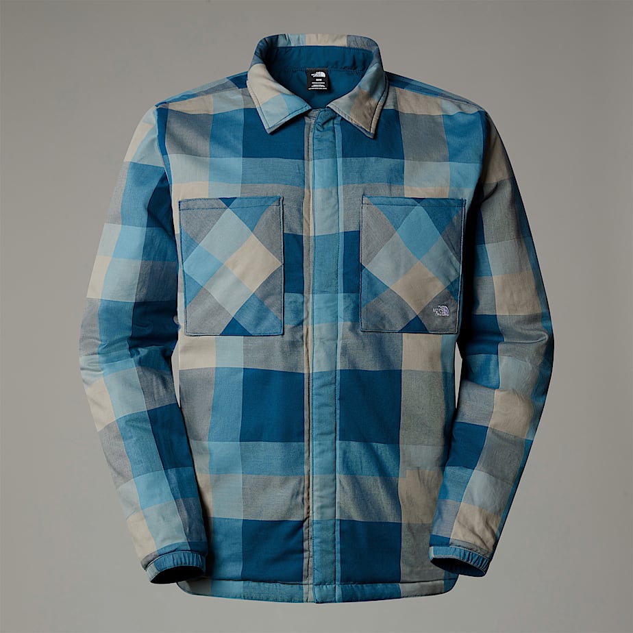 Chamarras The North Face Afterburner Insulated Flannel Hombre Azul Marino | NF0A36W1P