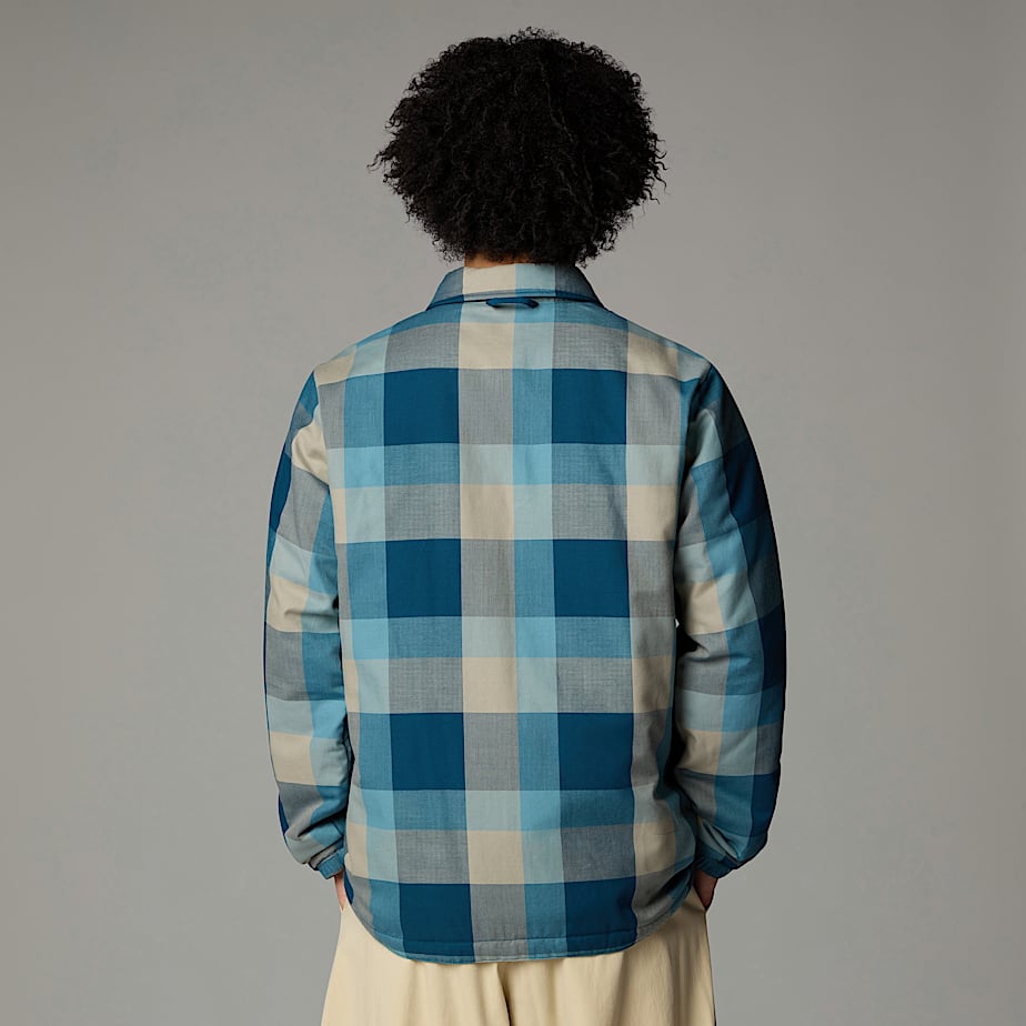 Chamarras The North Face Afterburner Insulated Flannel Hombre Azul Marino | NF0A36W1P